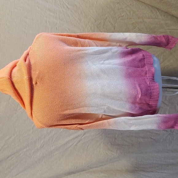 Lou & Grey Tye Dye Knit Hoodie SZ SM - Picture 4 of 8